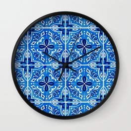 Sevilla - Spanish Tile Wall Clock