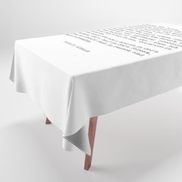 Among the hills - Kahlil Gibran Quote - Literature - Typewriter Print Tablecloth