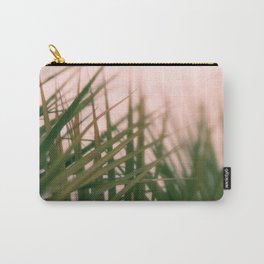 Sunset Palmettos Carry-All Pouch | Botanical, Oliviastclaire, Pinkprint, Coast, Summer, Tropicaldecor, Tropical, Color, Travel, Green 