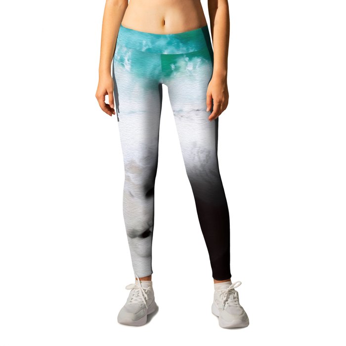 It comes and goes in waves Leggings