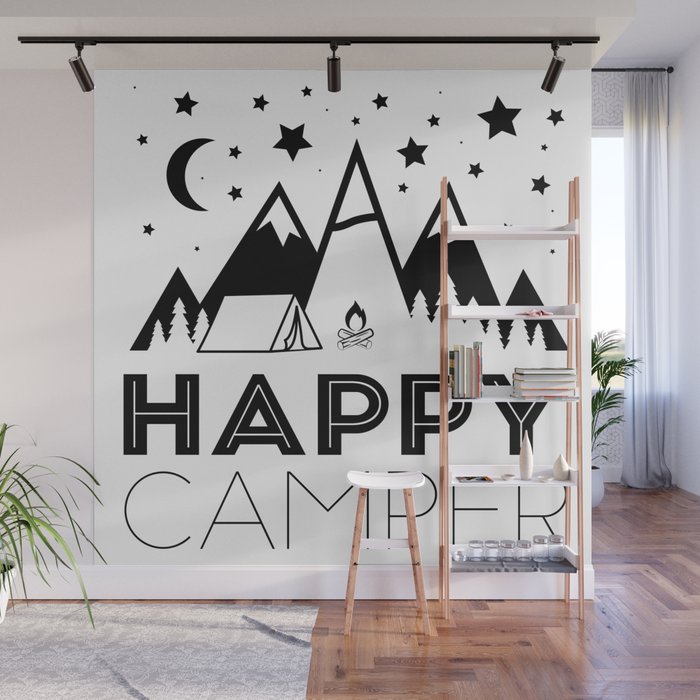 Happy Camper Wall Mural