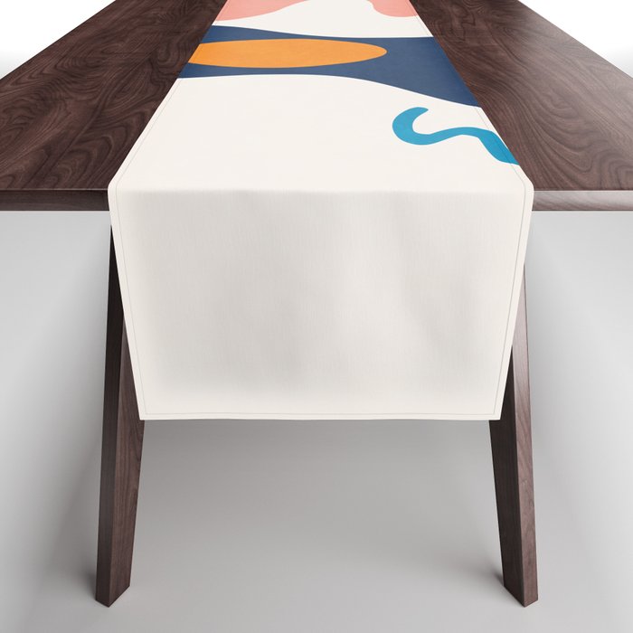 Soft Shapes of the Horizon 07 Table Runner