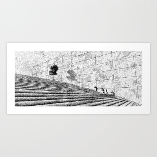 Fingerprint - Stairway Art Print