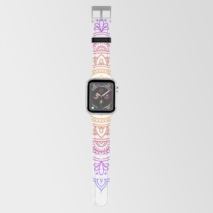 Color Circular pattern in form of mandala. Apple Watch Band