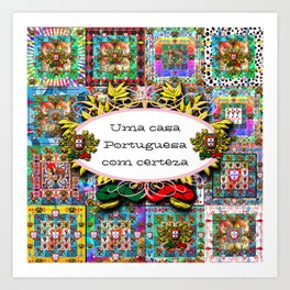 Uma casa Portuguesa com certeza Art Print | Galorooster, Love, Heart, Barcelos, Madeira, Portugesa, Graphicdesign, Portuguese, Portugal, Casa 