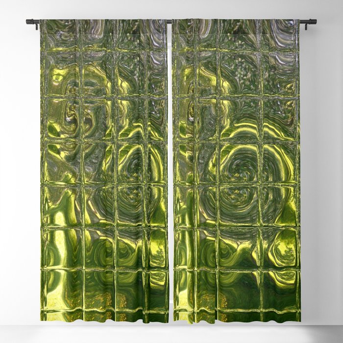 Square Glass Tiles 106 Blackout Curtain