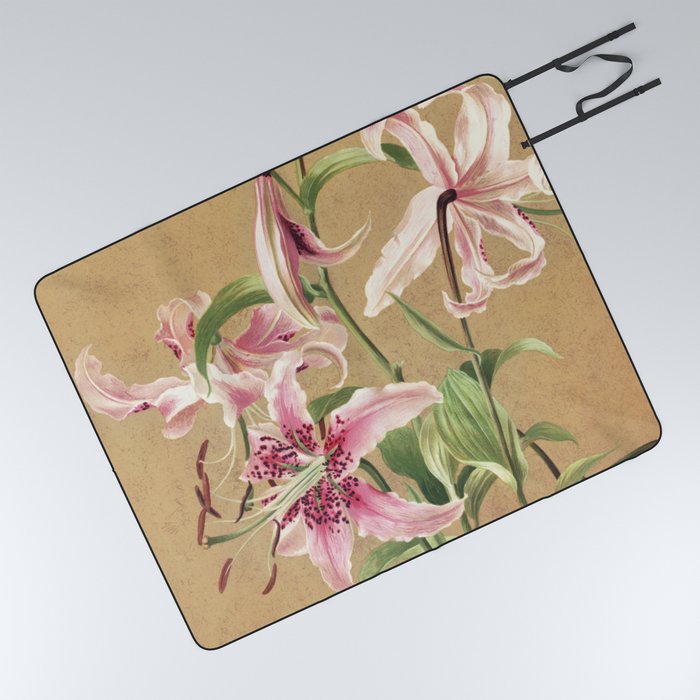 Lilies no. 5 Picnic Blanket