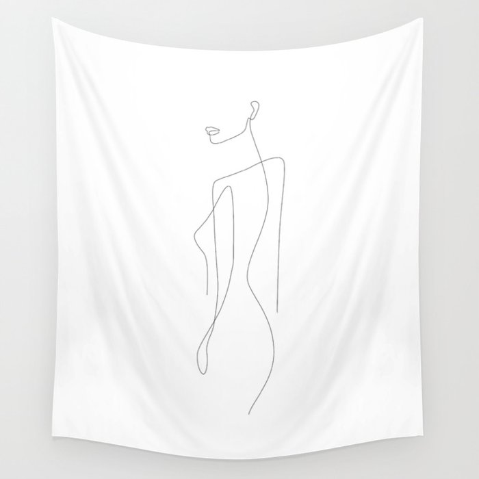 Back Posture Wall Tapestry