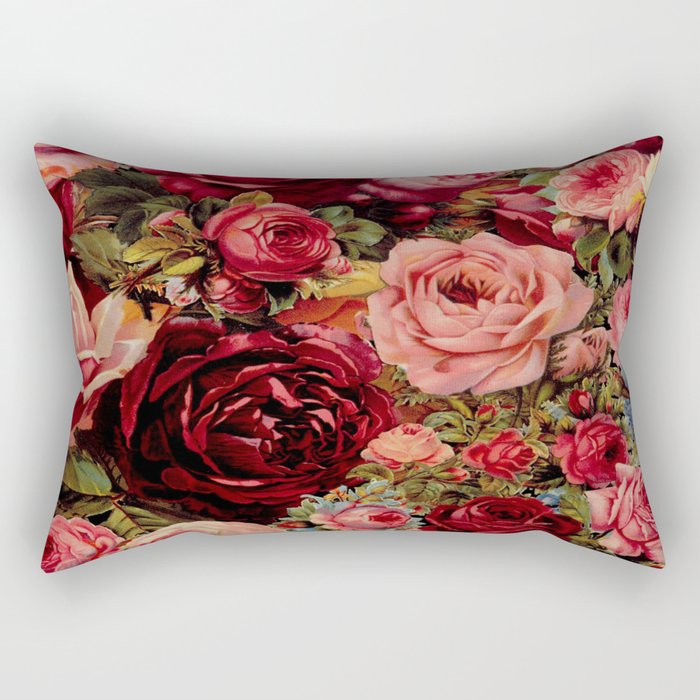 Vintage roses Rectangular Pillow
