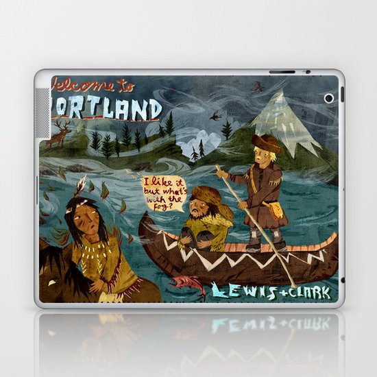 Postcard from Lewis + Clark Laptop & iPad Skin