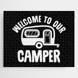 Welcome To Our Camper Jigsaw Puzzle
