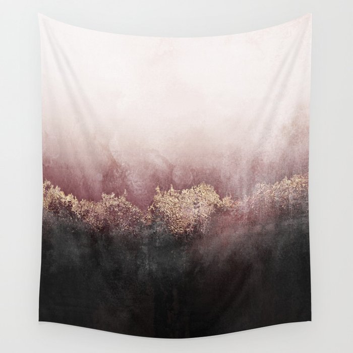 Pink Sky Wall Tapestry By Elisabethfredriksson Society6