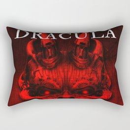 Dracula by Bram Stoker book jacket cover by 'Lil Beethoven Publishing vintage poster / posters Rectangular Pillow