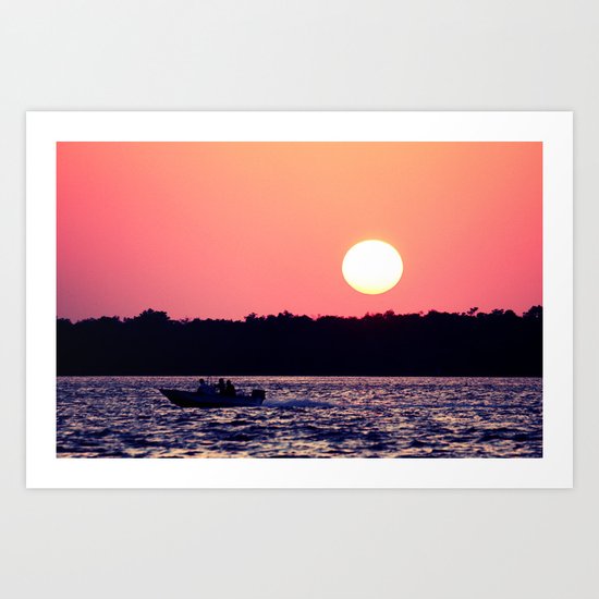 Race against time Art Print