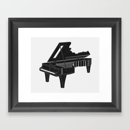 Music Is The Key B Framed Art Print