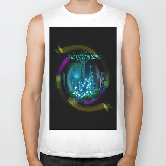 Merry Christmas 2 Biker Tank