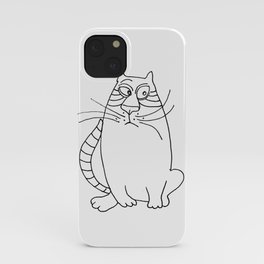 Pensive Cat iPhone Case