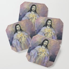 Sacred Heart of Jesus Coaster