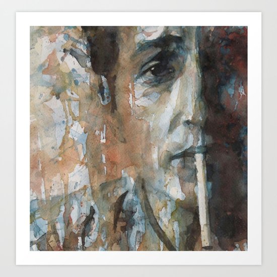 Hey Mr Tambourine Man Art Print