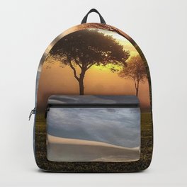 Big sky and clouds on a picture perfect night color photography - photographs Backpack