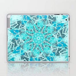 Antique Galactic Turquoise Lace  Laptop Skin