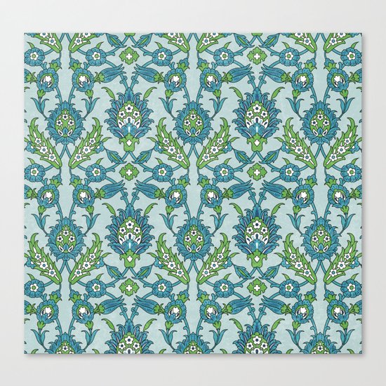 Floral ornament Canvas Print