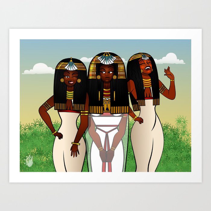 Lovely Ladies Art Print