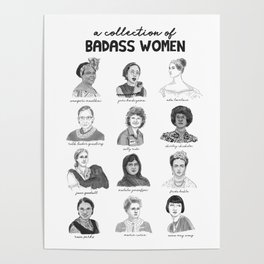 A Collection of Badass Women Poster