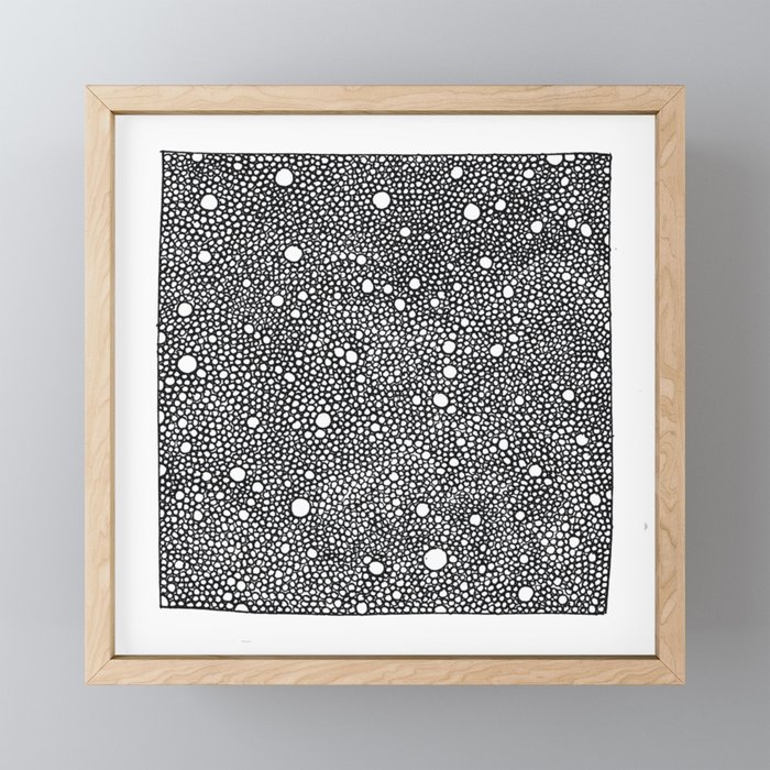 Black-and-white: Fresh air Framed Mini Art Print