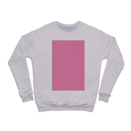 Medium Pink Single Solid Color Coordinates with PPG Florentine Pink PPG17-09 Color Crush Collection Crewneck Sweatshirt