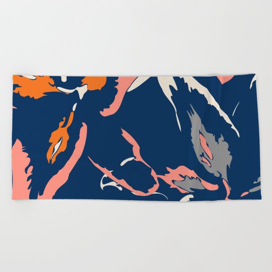 PEACHES AND CREAM Beach Towel