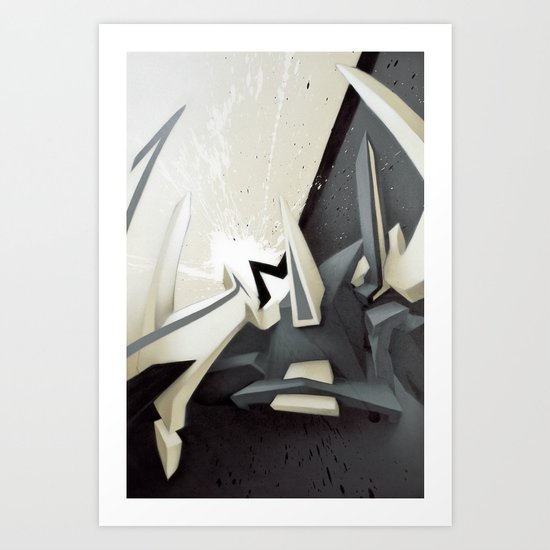 Cut Art Print