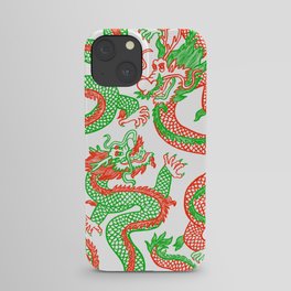 Battling Dragons iPhone Case