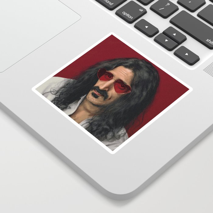 Zappa Heart Shape Glasses Sticker