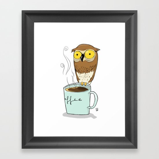Can't sleep? Framed Art Print