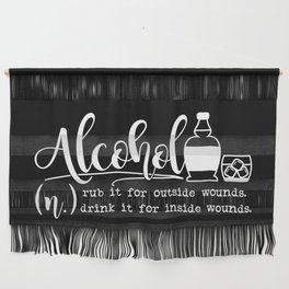 Funny Alcohol Quote Wall Hanging