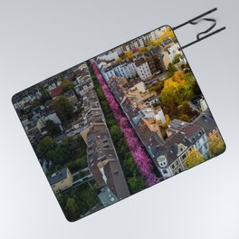 Cherry Blossom Street in Germany Picnic Blanket