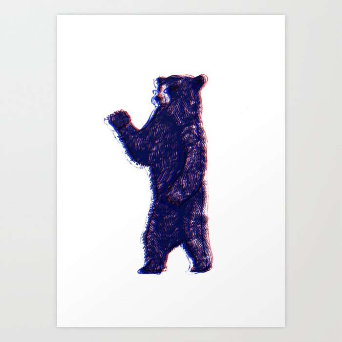 BearWM Art Print