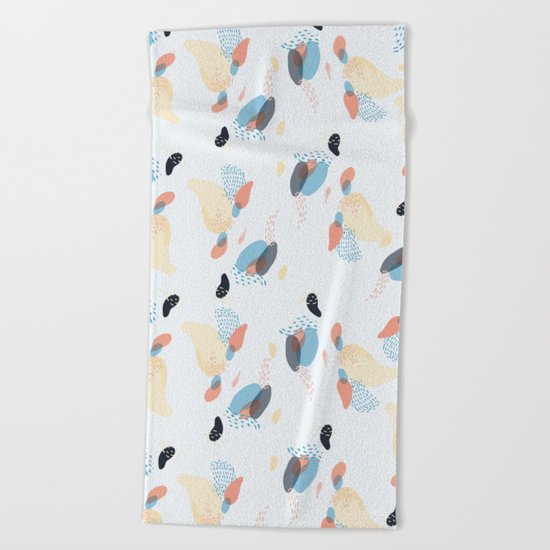 downy flake Beach Towel