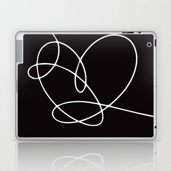 I'm connected with you ( heart) Laptop & iPad Skin
