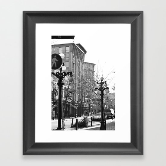 historic gastown Framed Art Print