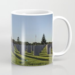 Hero's Sleep Coffee Mug | Digital, Photo, Color, Cemetary, Tombstones, Military, Hero 