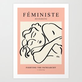 FEMINIST RECHARGING IV — Matisse Exhibition Poster — Feminist Art — Art Print