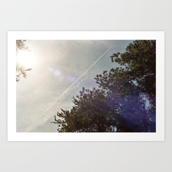 Contrail Art Print