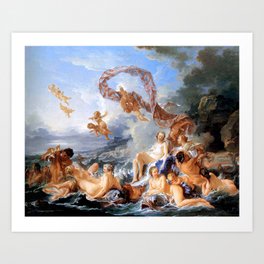The Triumph of Venus by Francois Boucher 1740 Art Print