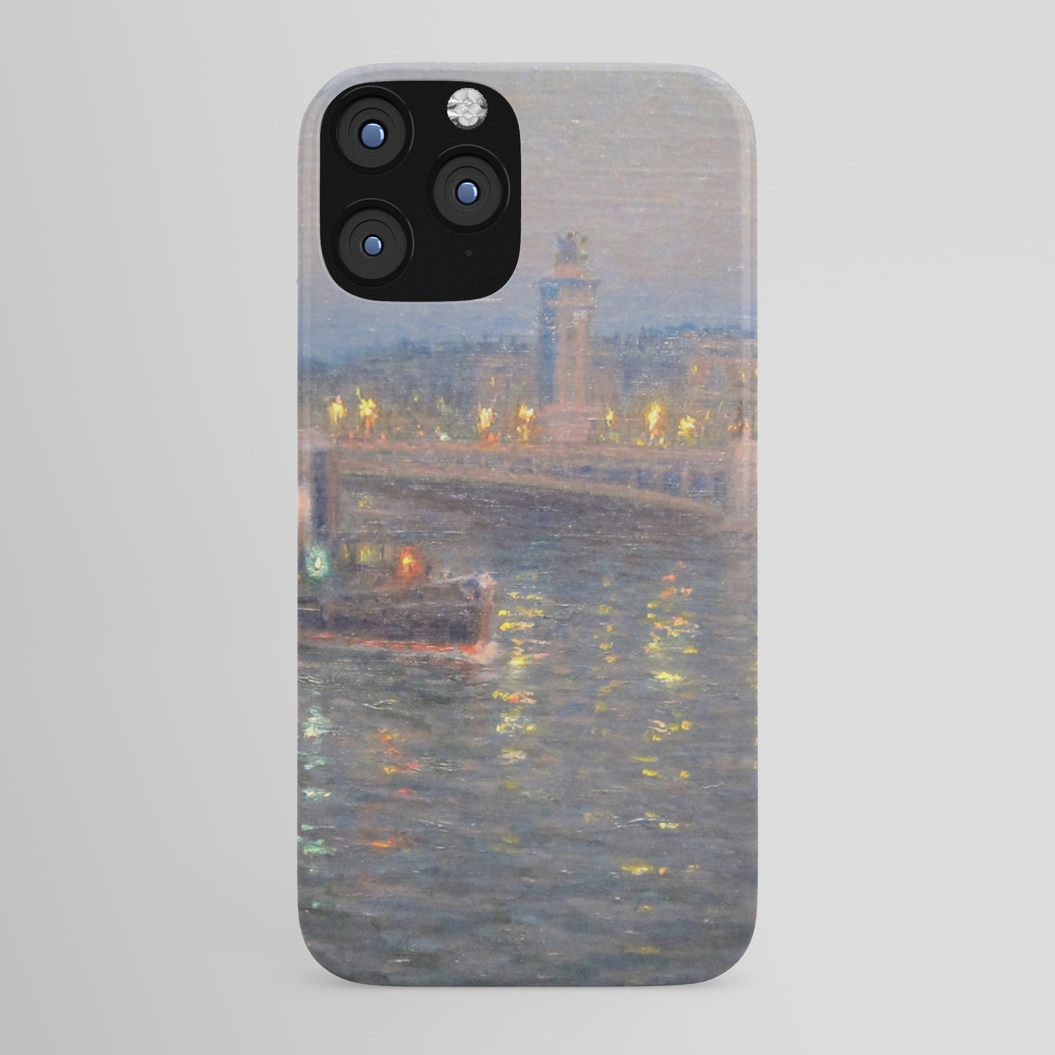 Paris City Of Lights Reflection On The River Seine Alexander Iii Bridge Landscape By Lionel Walden Iphone Case By Jeanpaul Ferro Society6