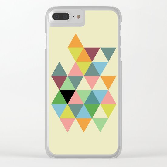 Abstract #585 Clear iPhone Case