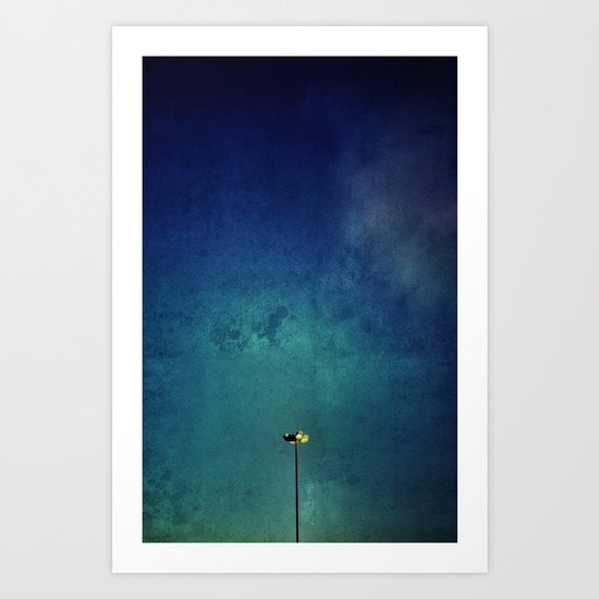 At the dark light Art Print