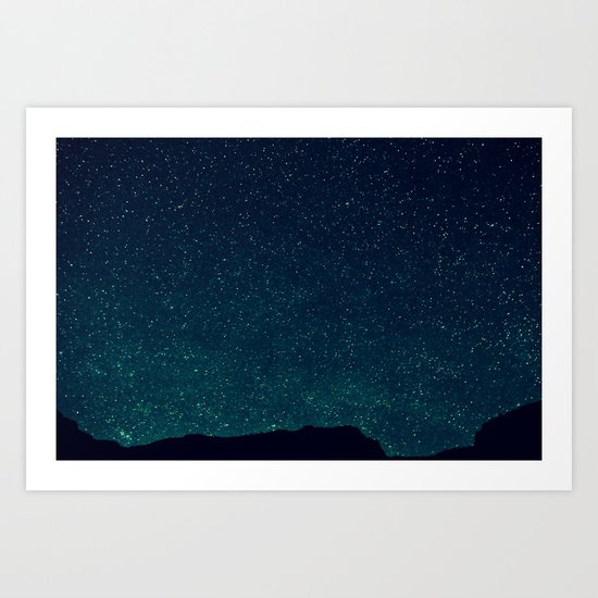 Desert Stars Art Print