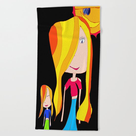 Lets Play | Kids Painting Beach Towel